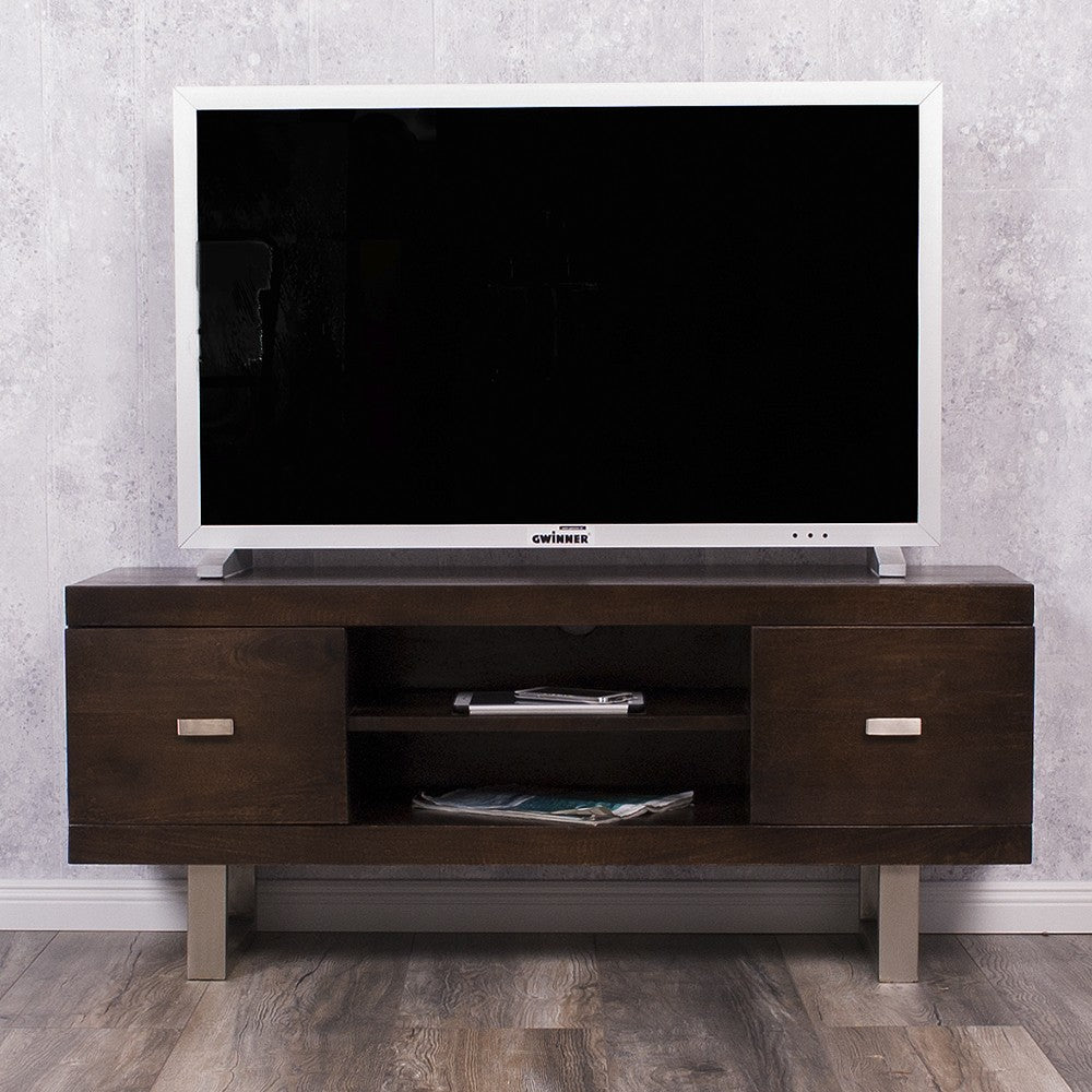TV-Board LAYA Walnut Mangoholz massiv 120cm Wohnzimmer Lowboard