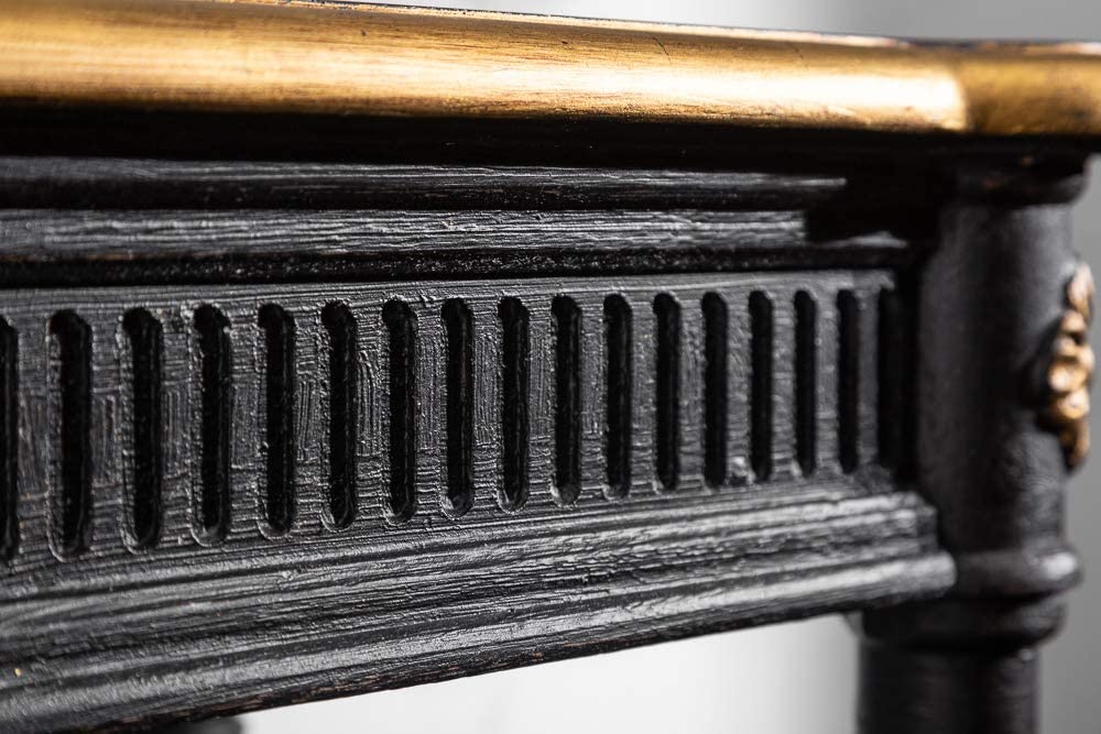 Barocker Konsolentisch KINGDOM 125cm schwarz gold