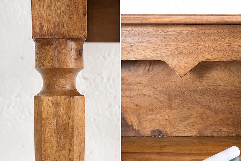 Massiver Schreibtisch NILAY 115cm Palisander Sekretär