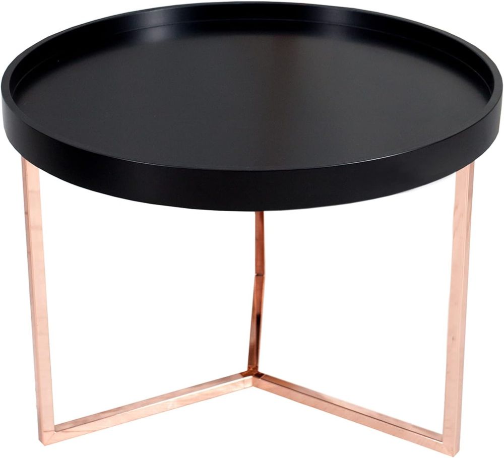 Moderner Couchtisch STACCA 60cm abnehmbares Tablett