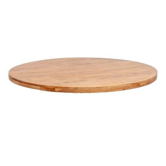 Massivholz Akazie Tischplatte ALREDO ca. D150cm Natural