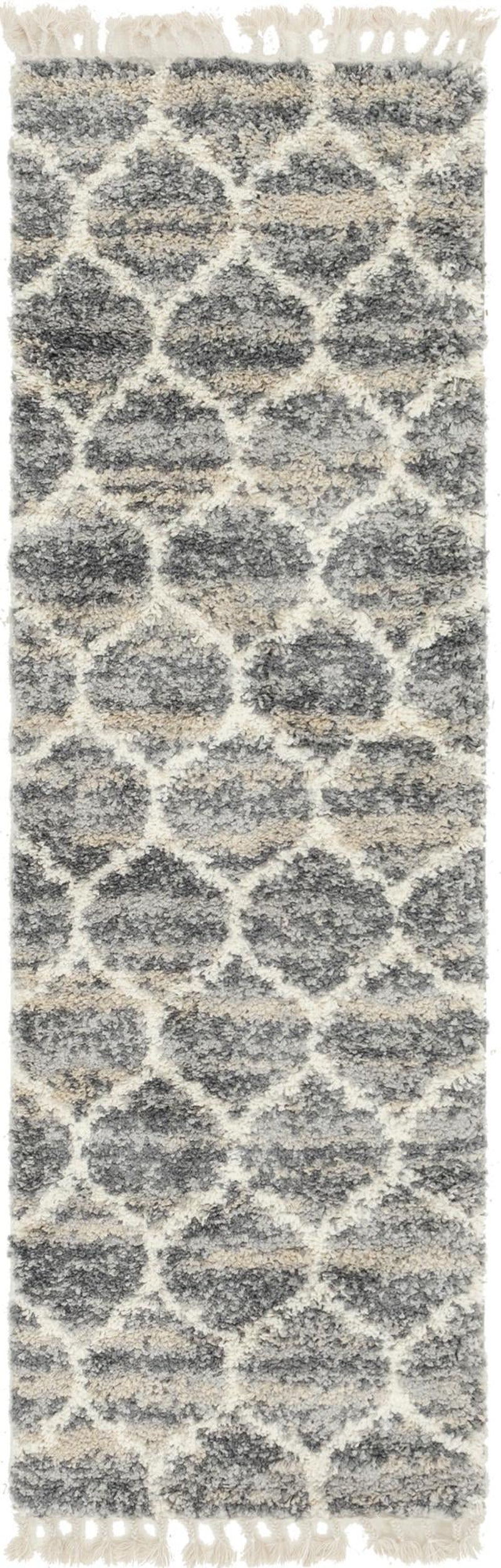 Teppich "Top Shag" Läufer Grau 80x250 cm