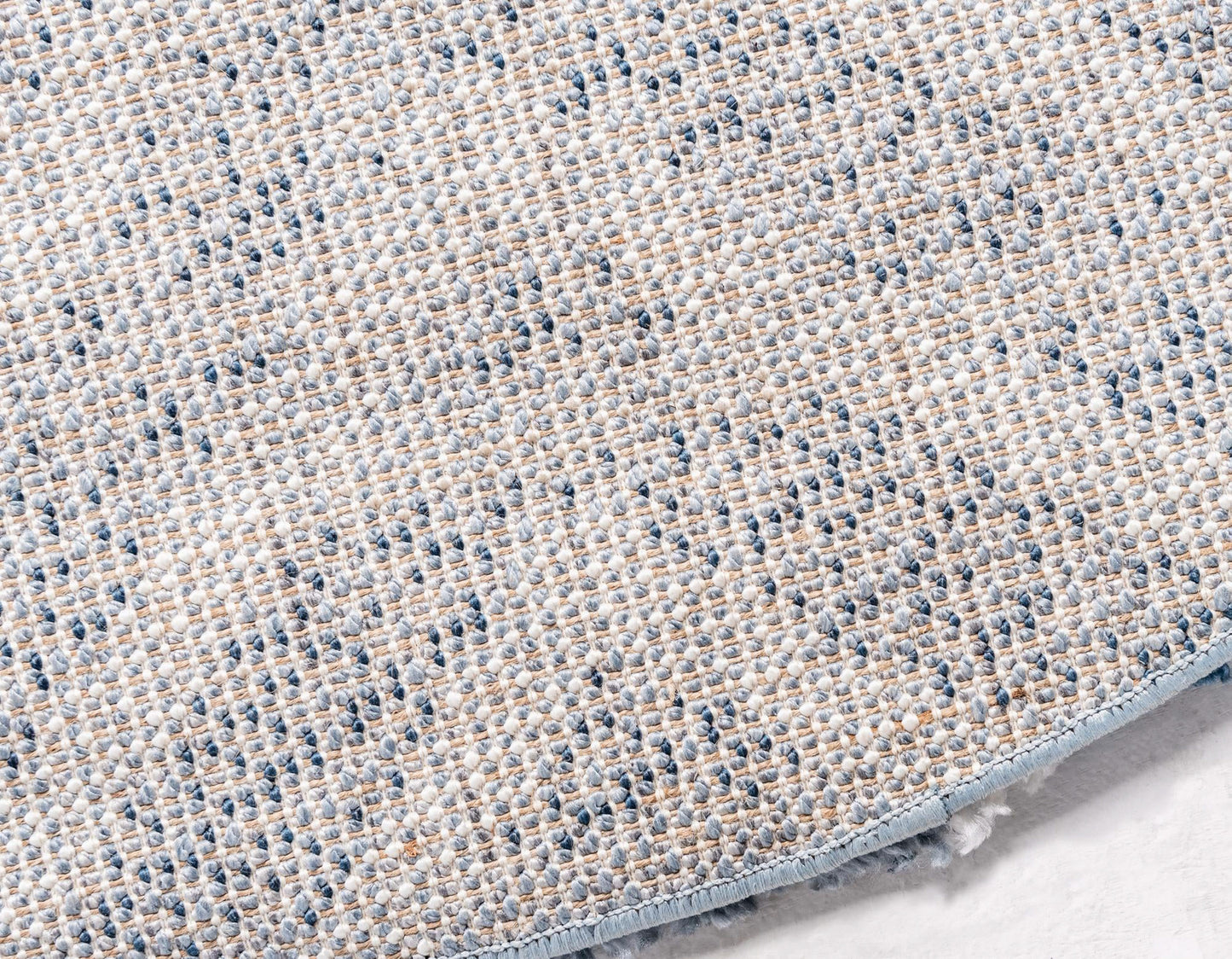 Teppich "Top Shag" Rund Blau 100x100 cm