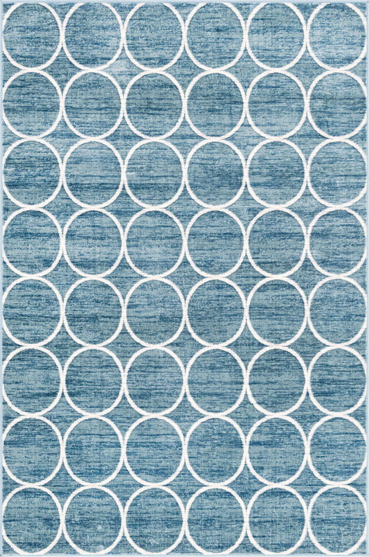 Teppich "TiTan Trellis" Rechteckig Blau verschiedene Größen