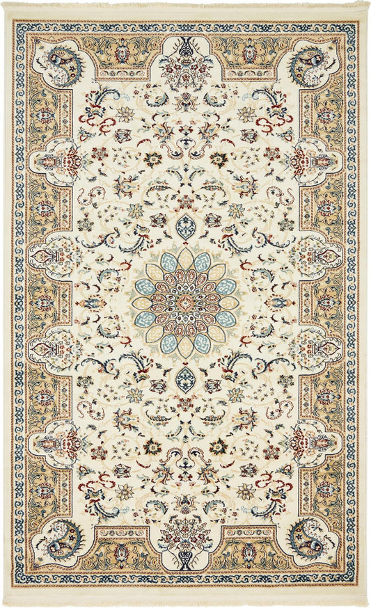 Teppich "Almas" Rechteckig Elfenbein 150x245 cm