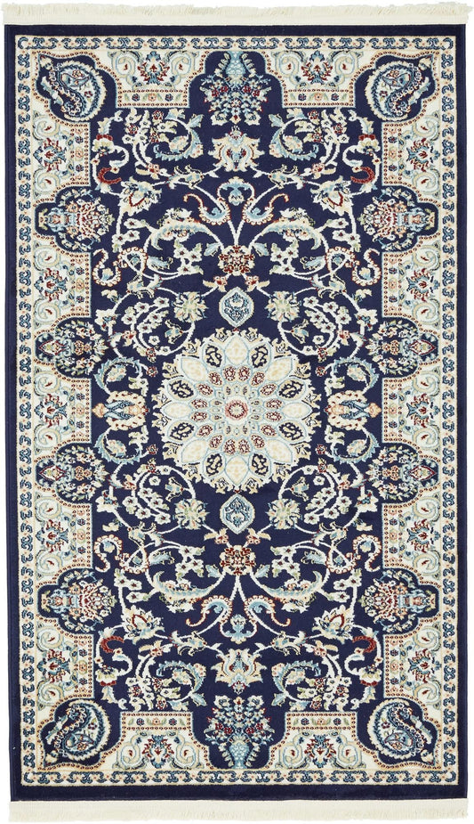 Teppich "Almas" Rechteckig Marineblau 90x150 cm