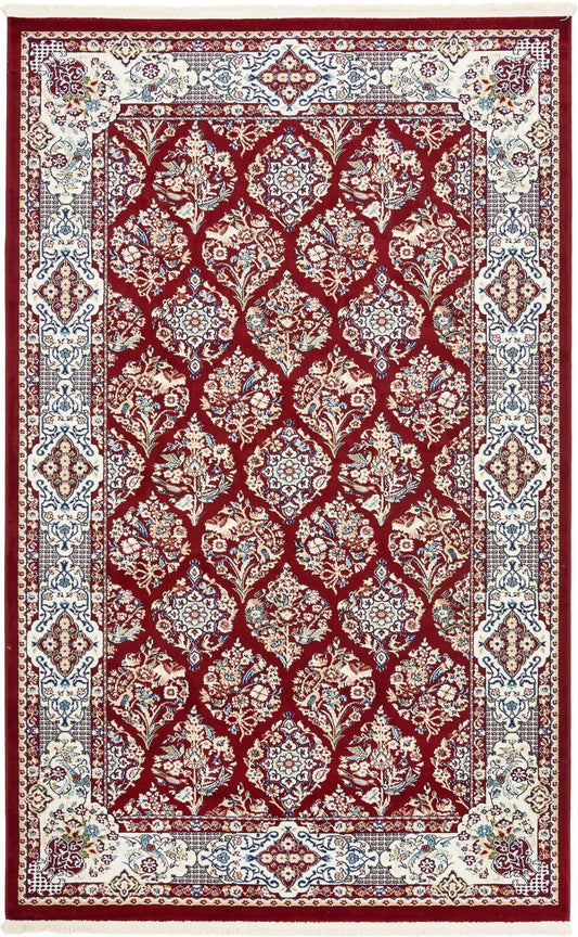 Teppich "Almas" Rechteckig Dunkelrot 150x245 cm