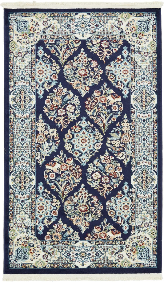 Teppich "Almas" Rechteckig Marineblau 90x150 cm