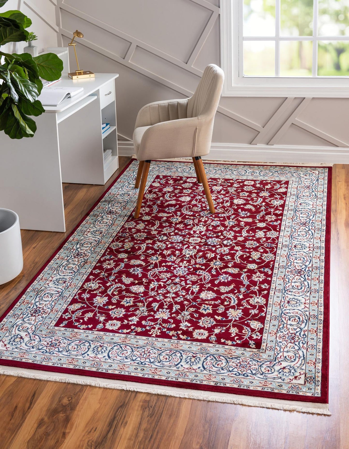 Teppich "Almas" Rechteckig Dunkelrot 150x245 cm