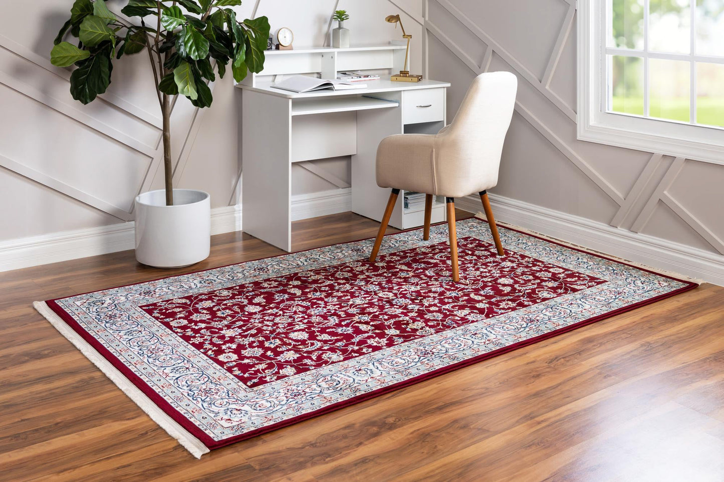 Teppich "Almas" Rechteckig Dunkelrot 150x245 cm