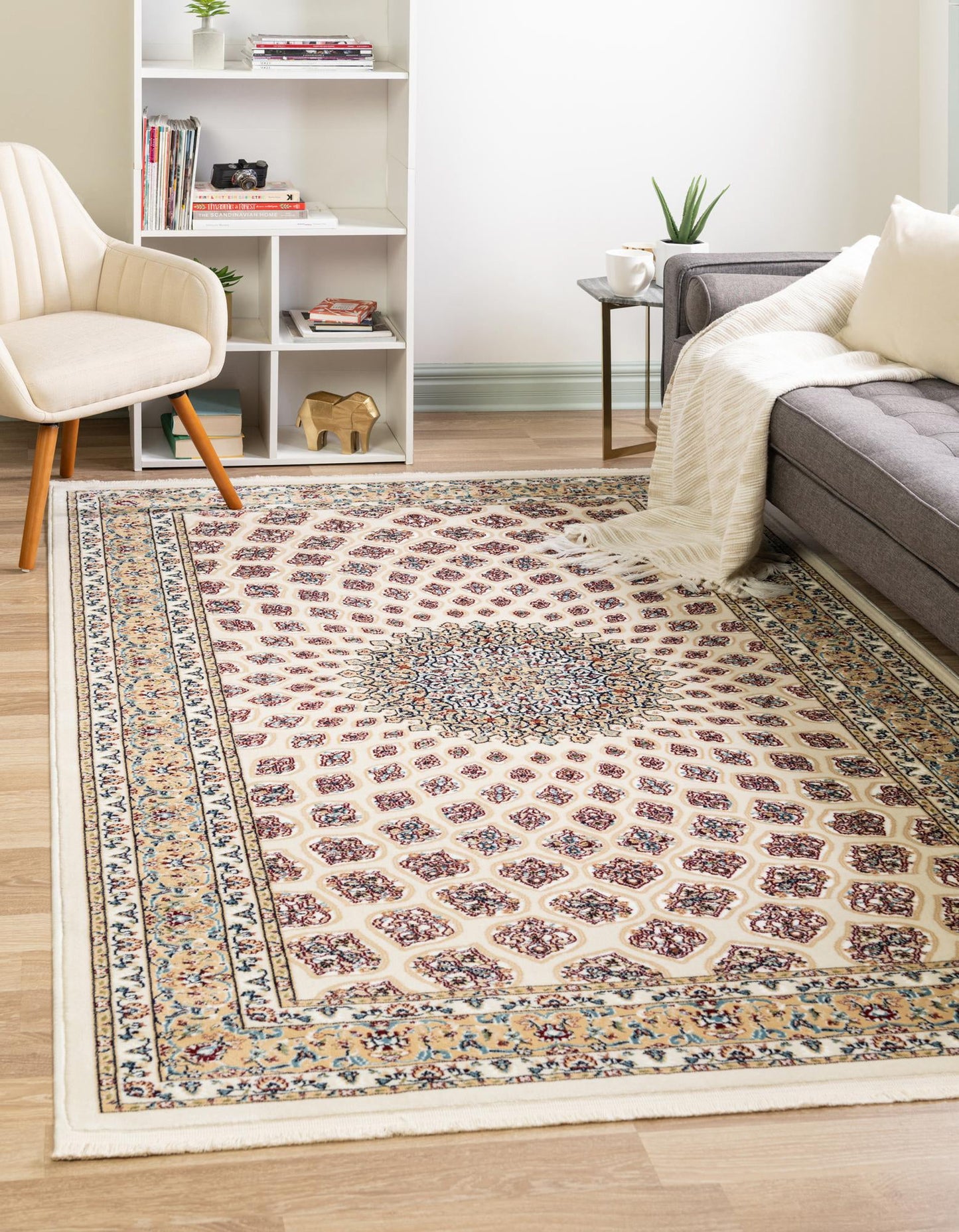 Teppich "Almas" Rechteckig Elfenbein 150x245 cm