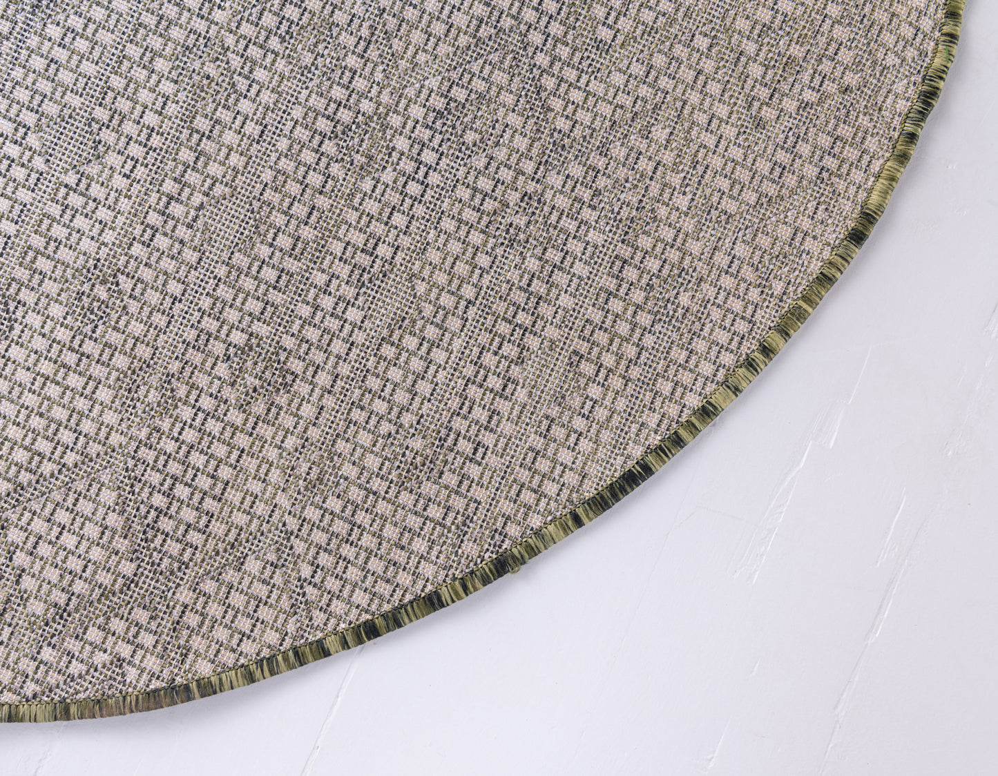Teppich OUTDOOR CIATO Rund Grün 120x120 cm