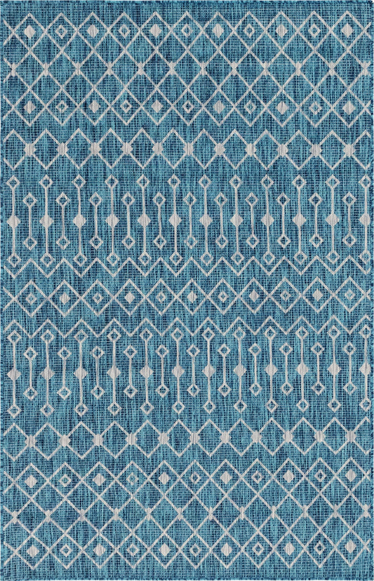 Teppich "OUTDOOR CIATO" Rechteckig Blaugrün 150x245 cm