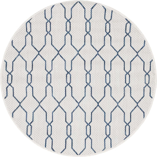 Teppich "OUTDOOR CIATO" Rund Elfenbein 120x120 cm