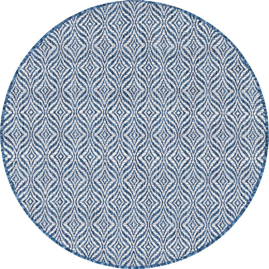 Teppich "OUTDOOR CIATO" Rund Marineblau 120x120 cm