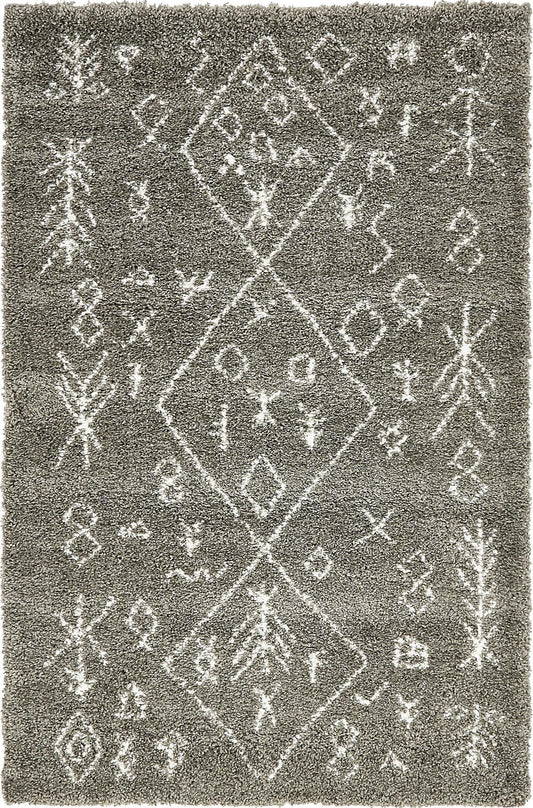 Teppich "MARA Shaggy" Rechteckig Grau 150x245 cm
