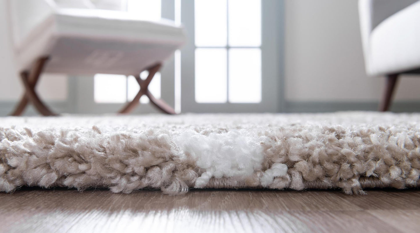 Teppich "MARA Shaggy" Rechteckig Beige-Grau diverse Größen