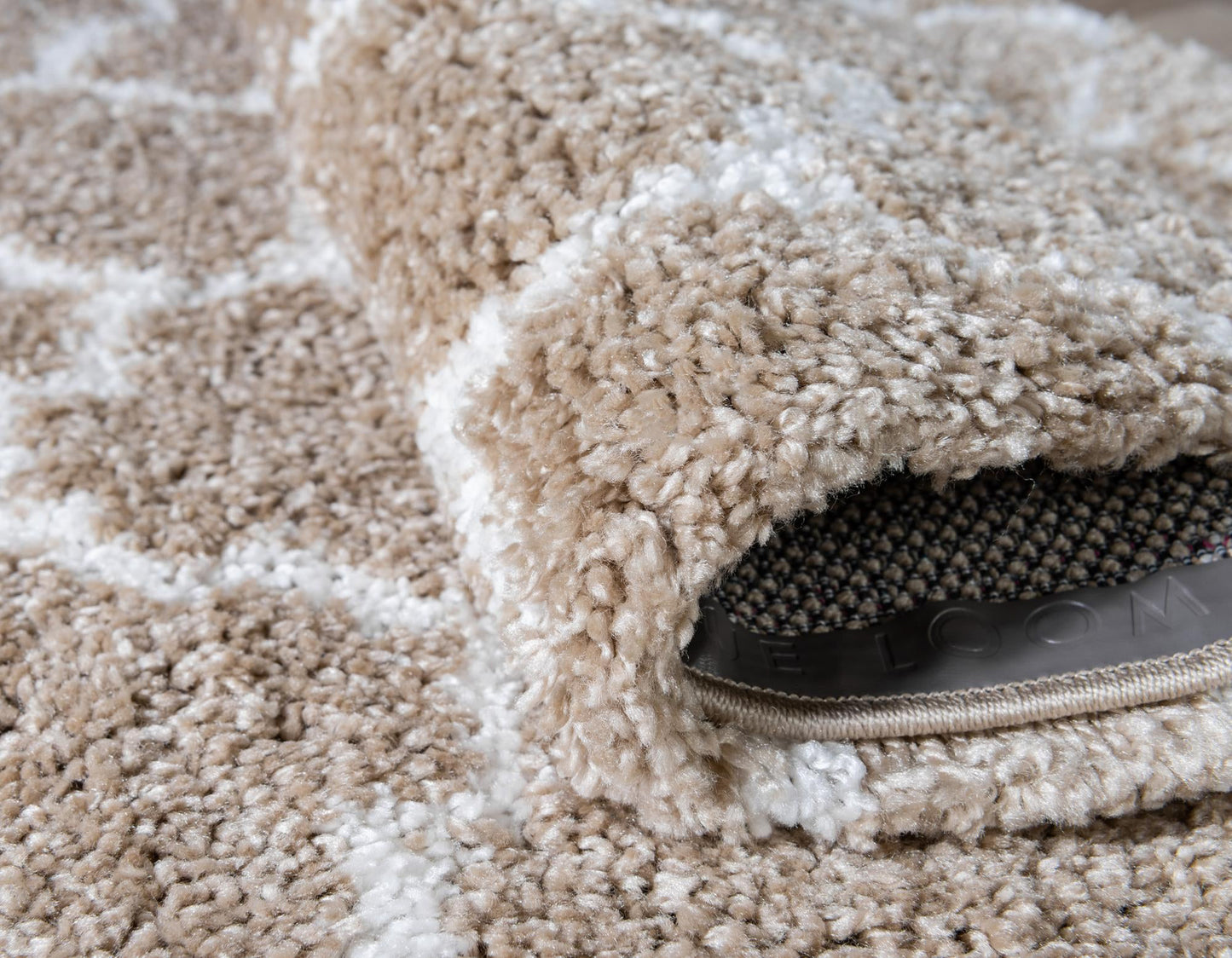 Teppich "MARA Shaggy" Rechteckig Beige-Grau diverse Größen