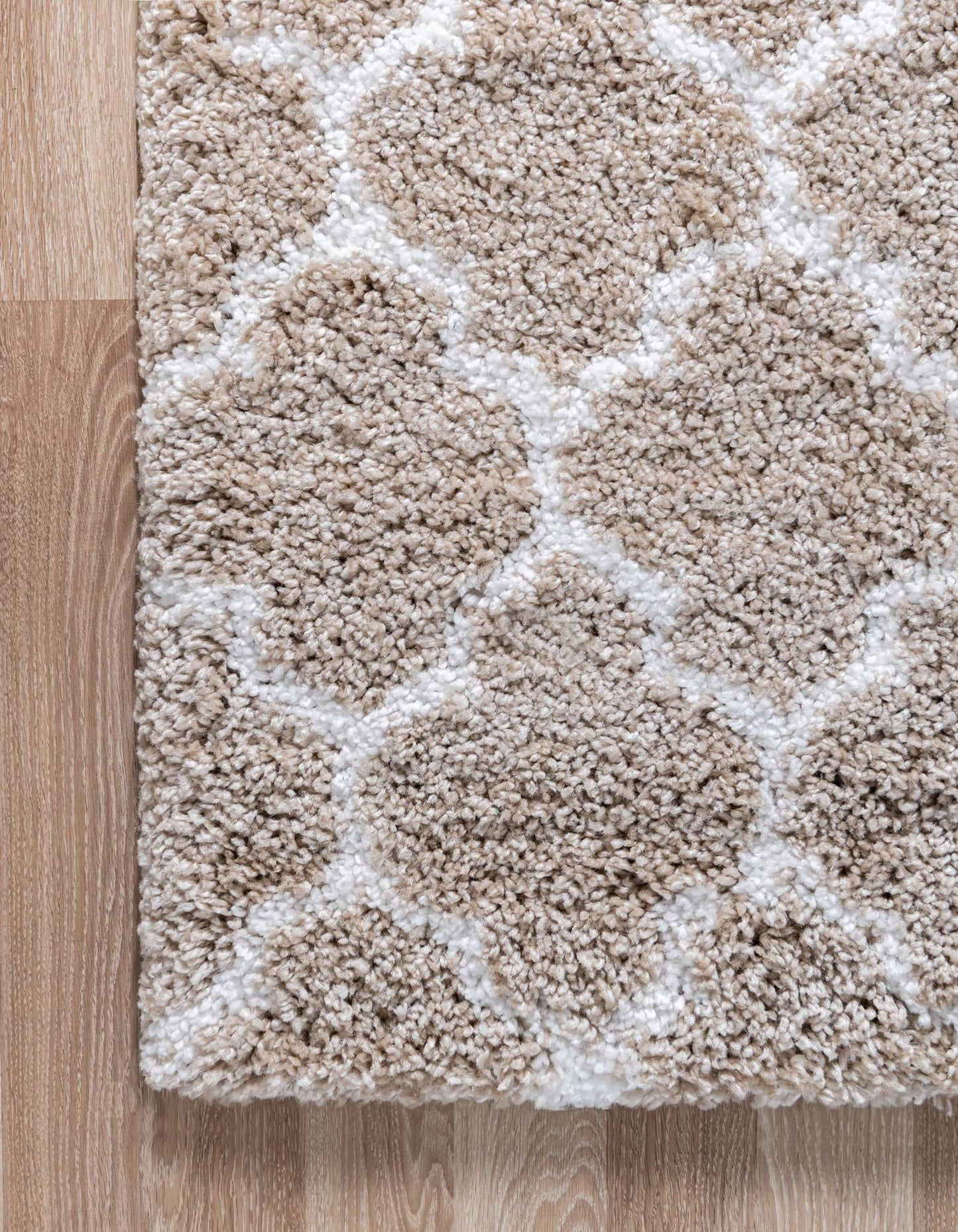 Teppich "MARA Shaggy" Rechteckig Beige-Grau diverse Größen