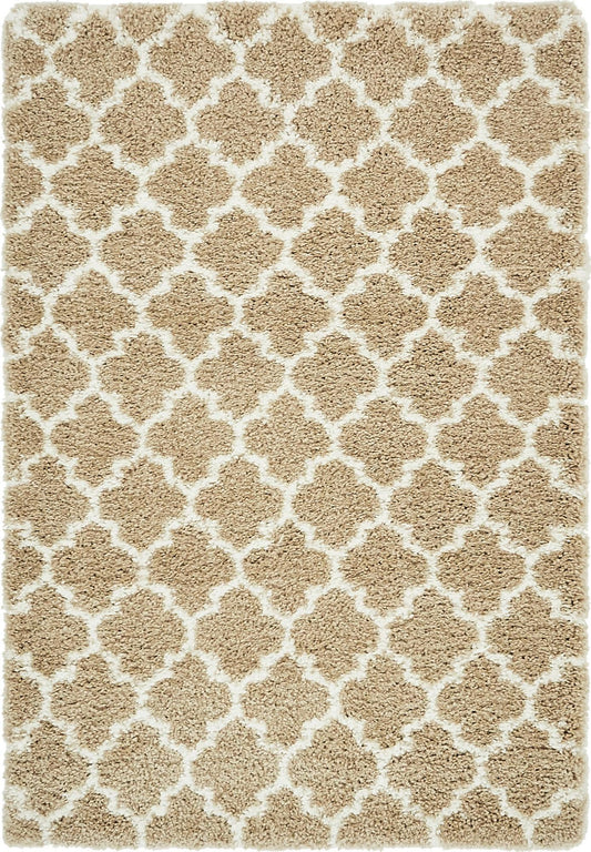 Teppich "MARA Shaggy" Rechteckig Beige-Grau diverse Größen