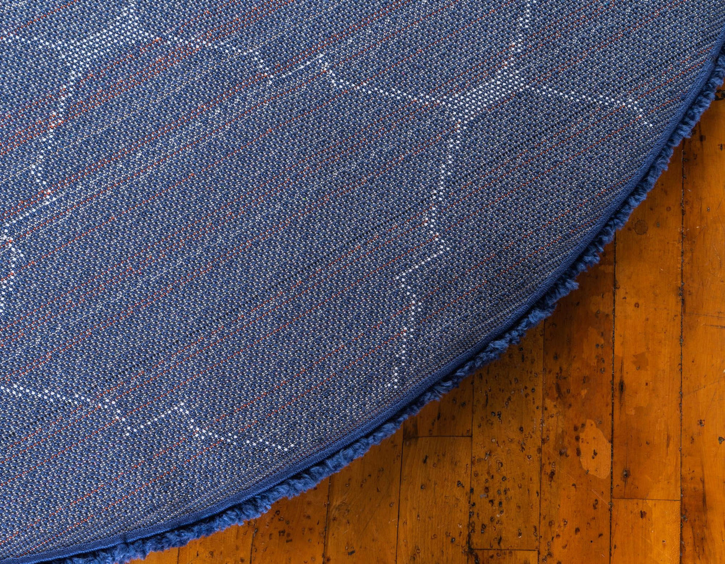 Teppich "MARA Shaggy" Rund Dunkel-Marineblau 150x150 cm