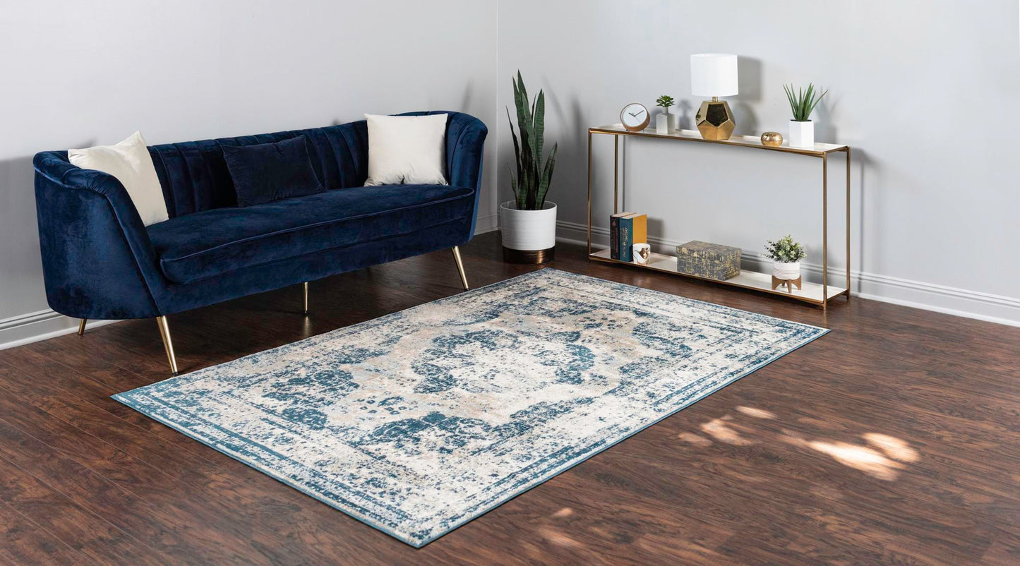 Teppich "Sonya" Rechteckig Blau 65x90 cm