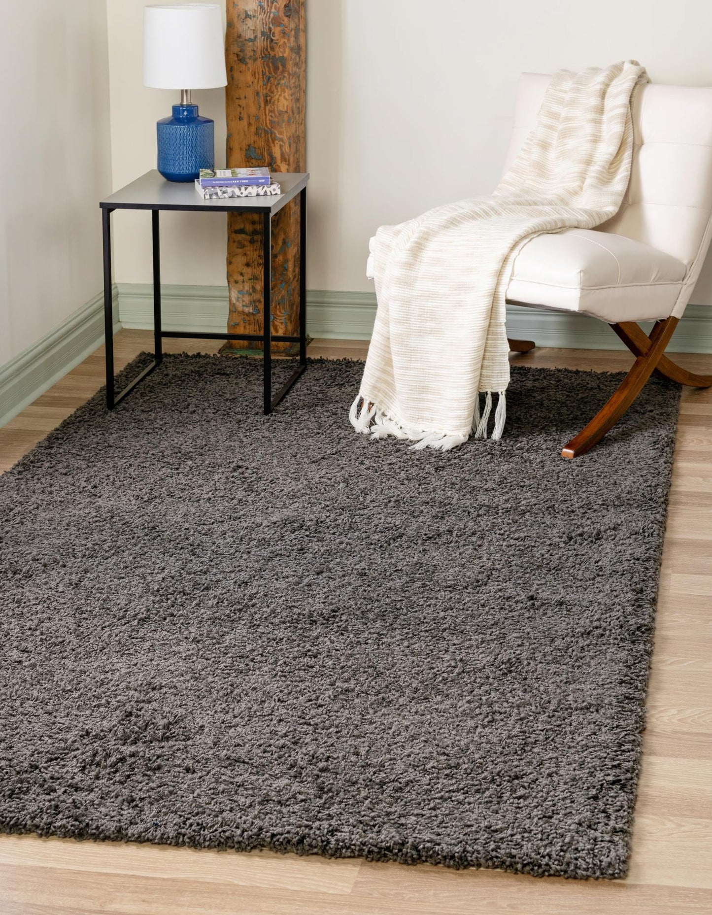 Teppich "HIGH-FLOR" Rechteckig Dunkelgrau 150x245 cm