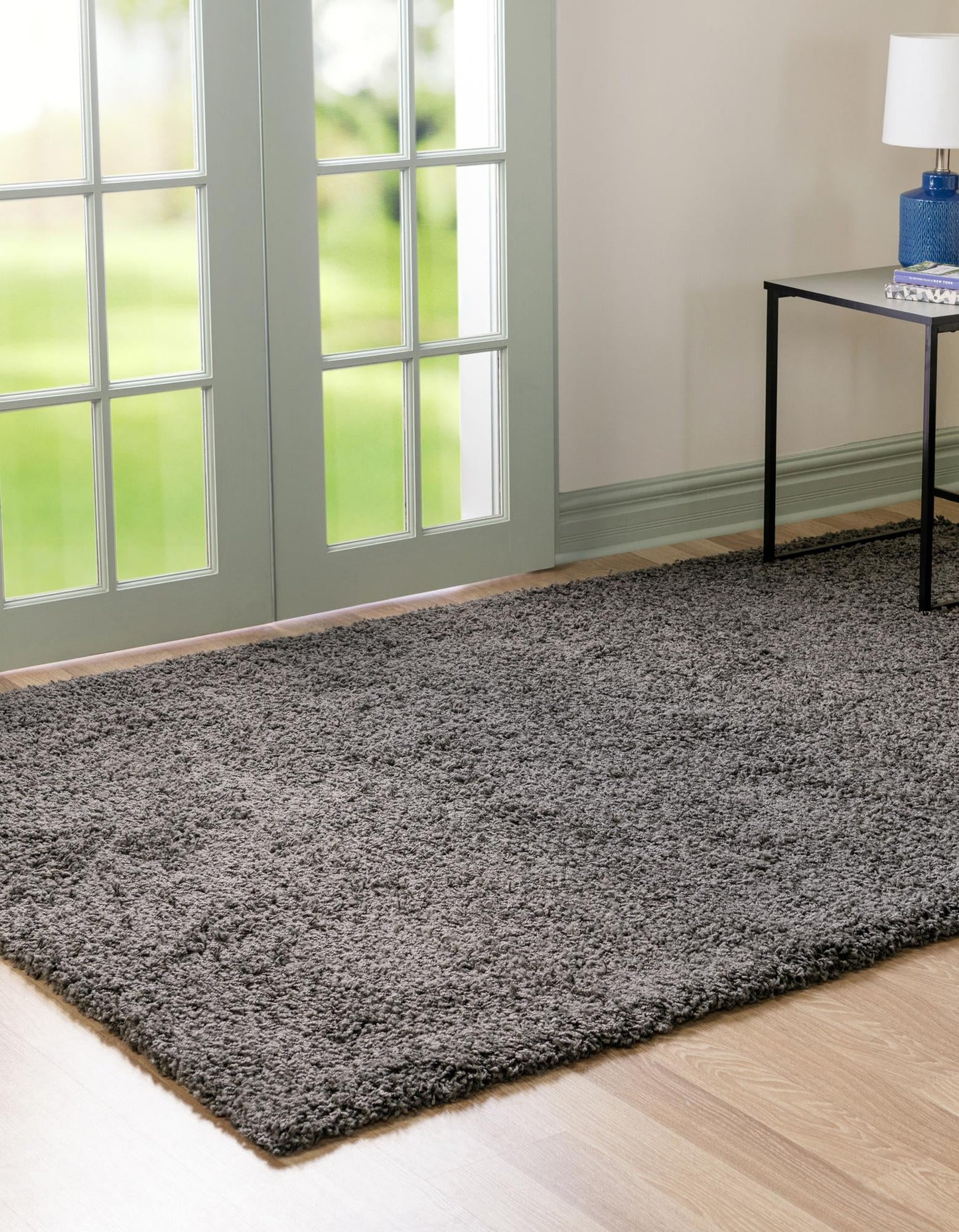 Teppich "HIGH-FLOR" Rechteckig Dunkelgrau 150x245 cm