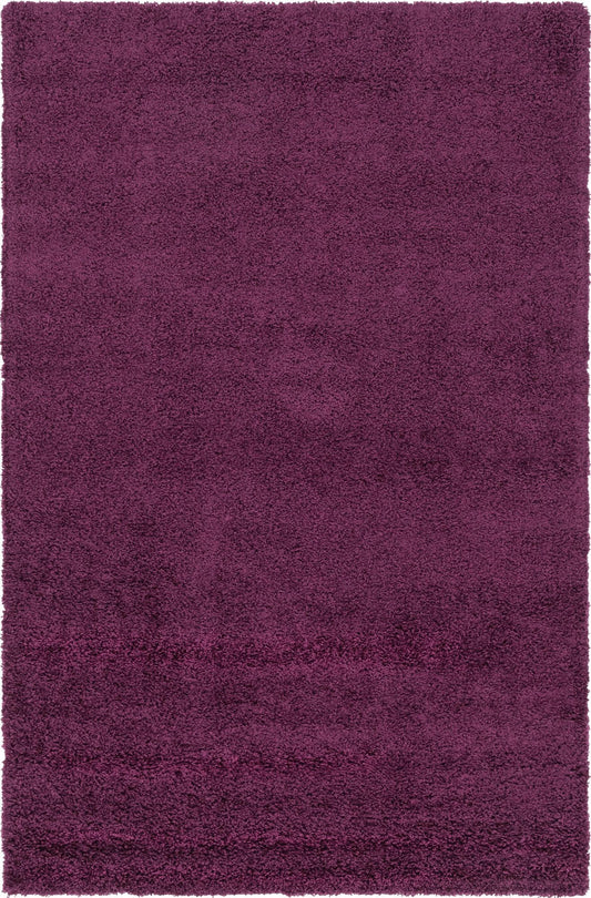 Teppich "HIGH-FLOR" Rechteckig Aubergine Lila diverse Größen