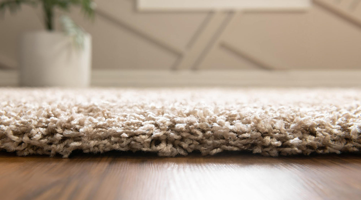 Teppich "HIGH-FLOR" Rechteckig Braungrau diverse Größen