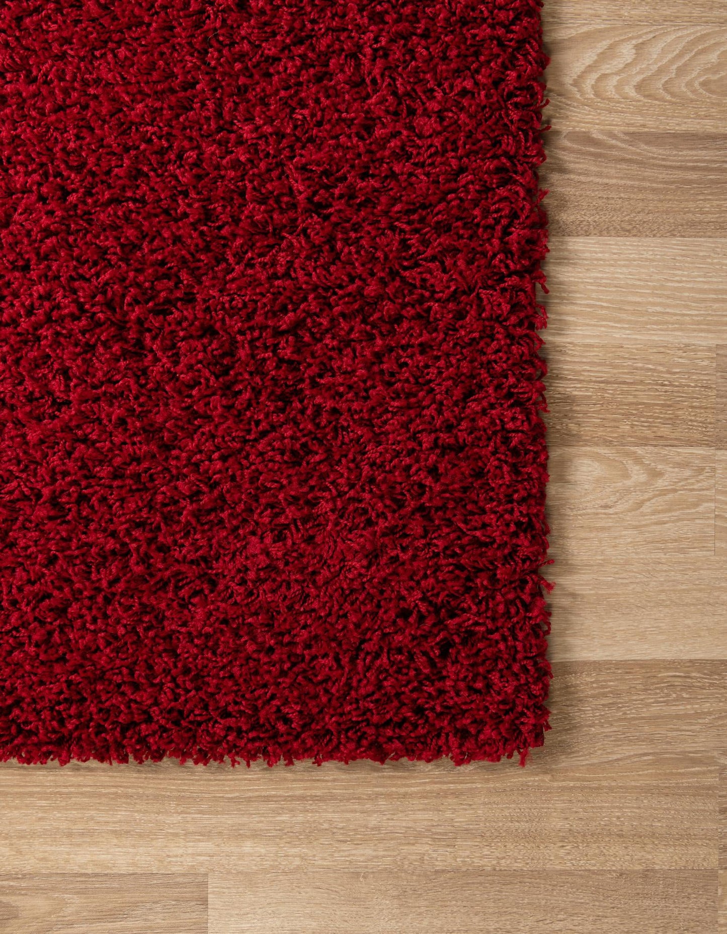 Teppich "HIGH-FLOR" Rechteckig Kirschrot diverse Größen