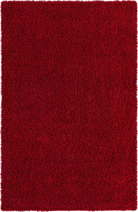 Teppich "HIGH-FLOR" Rechteckig Kirschrot diverse Größen
