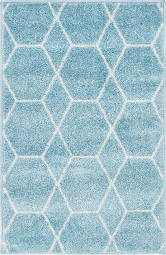 Teppich "FROZEN" Rechteckig Hellblau 60x90 cm