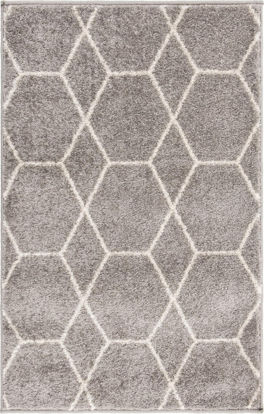 Teppich "FROZEN" Rechteckig Hellgrau 60x90 cm