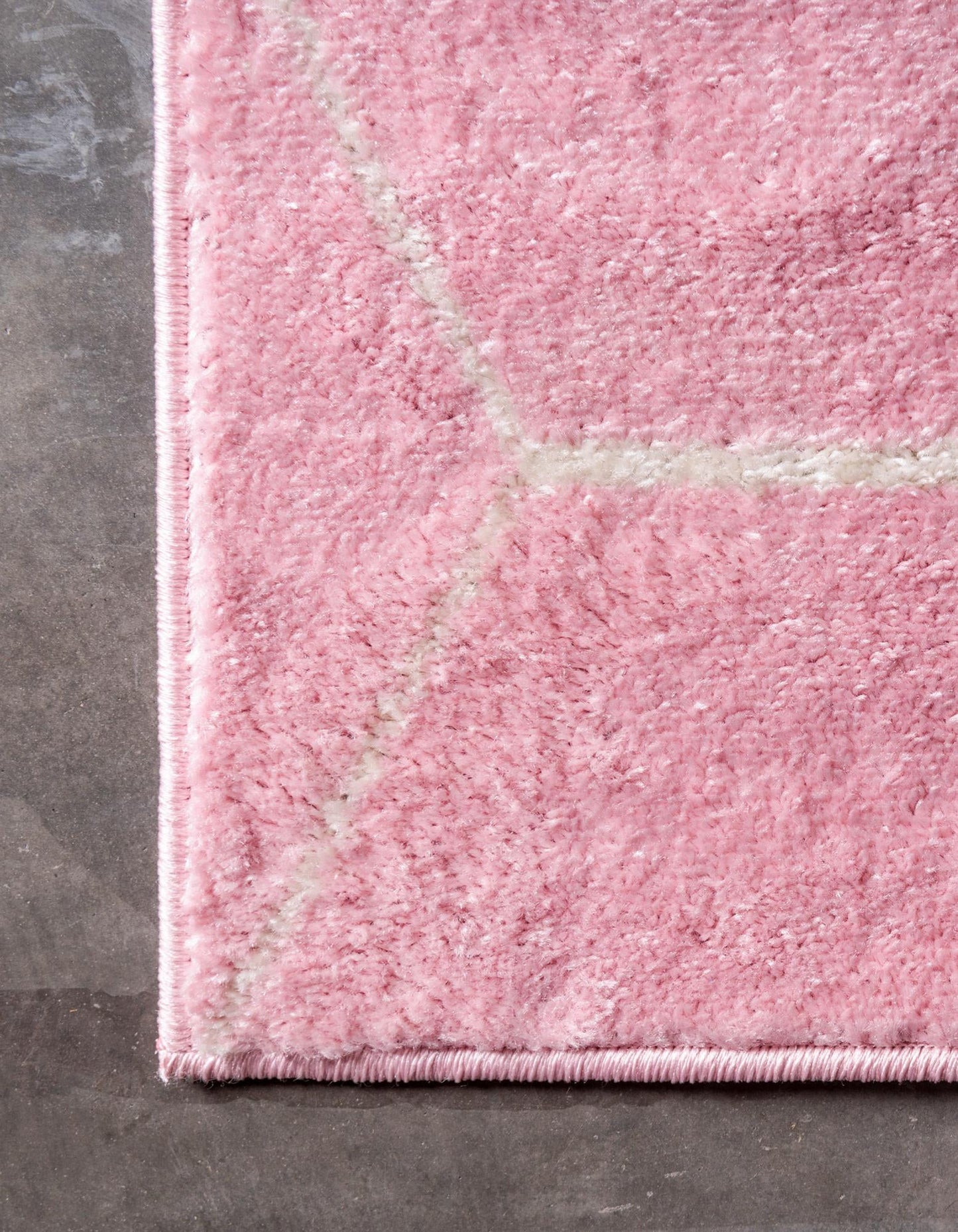 Teppich "FROZEN" Rechteckig Rosa diverse Größen