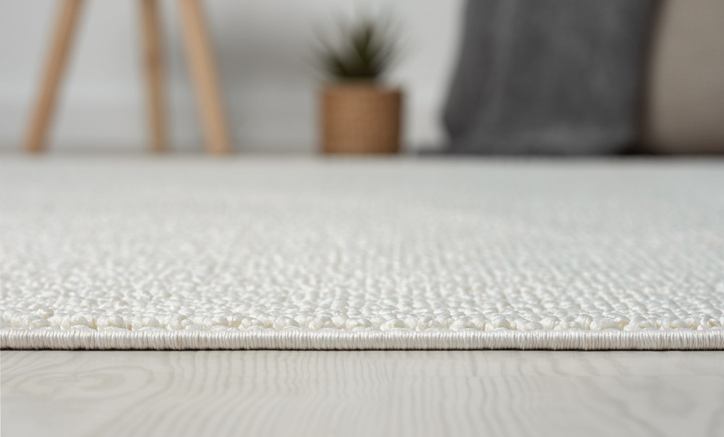 Teppich Ava rechteckig weiß 230 x 160 cm