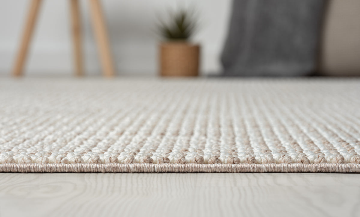 Teppich Eve rechteckig weiß 230 x 160 cm – LebensWohnArt