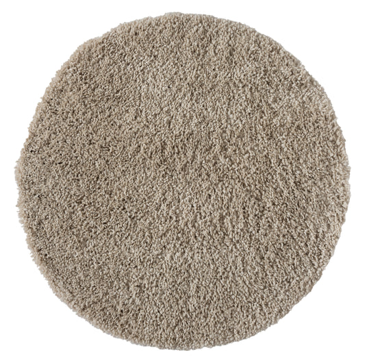 Hochflor Teppich SHAGGY beige rund diverse Größen