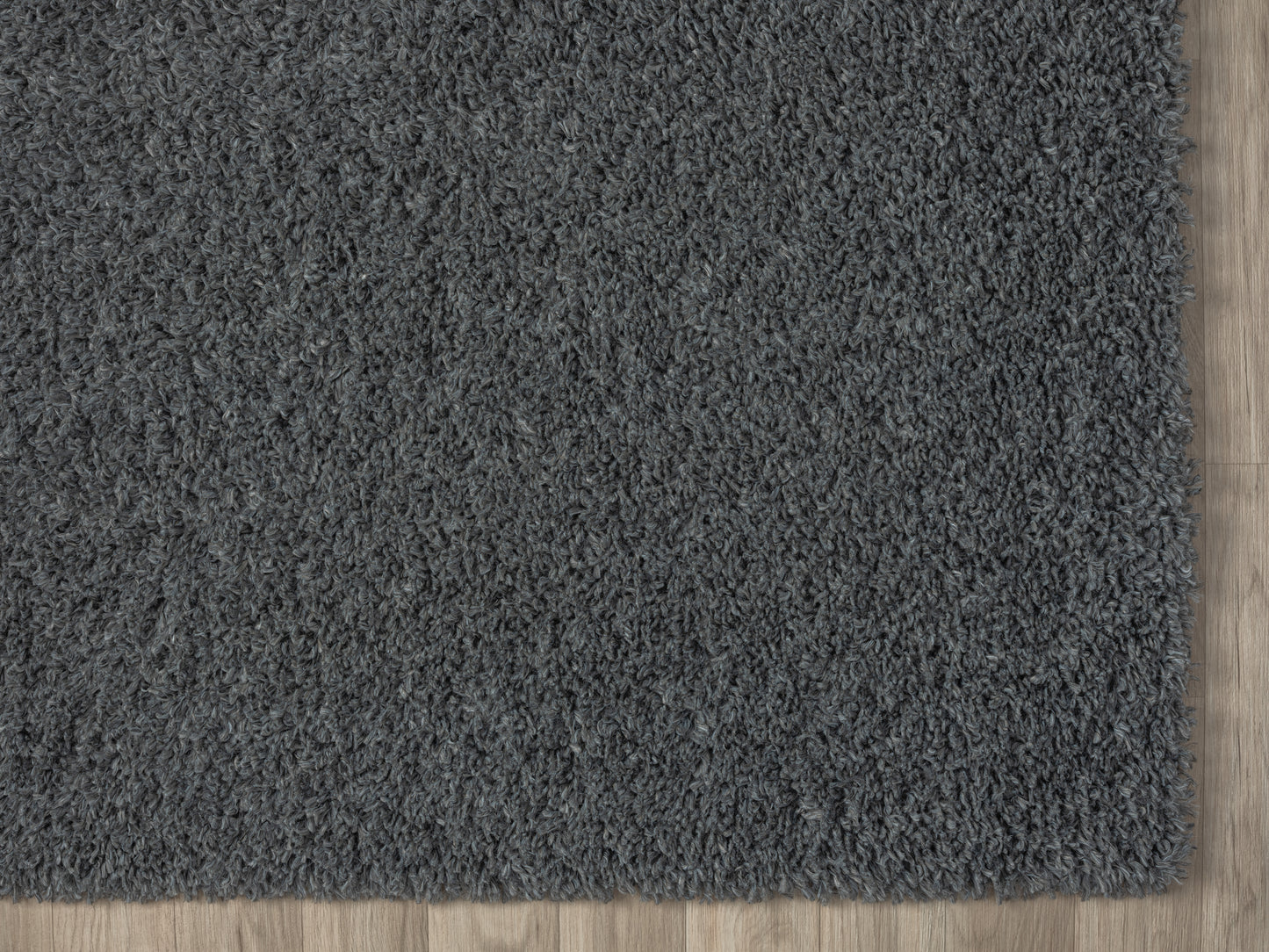 Hochflor Teppich SHAGGY grau rechteckig diverse Größen