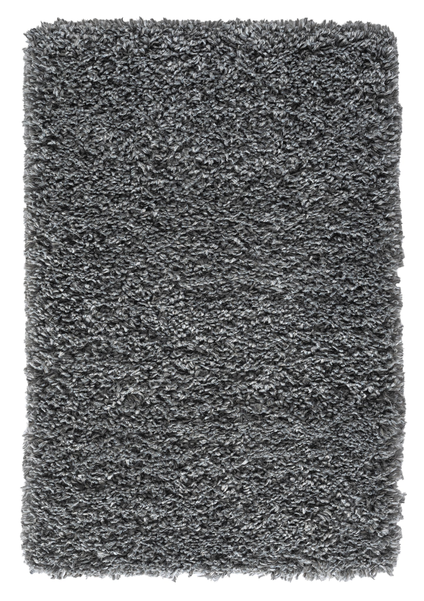 Hochflor Teppich SHAGGY grau rechteckig diverse Größen
