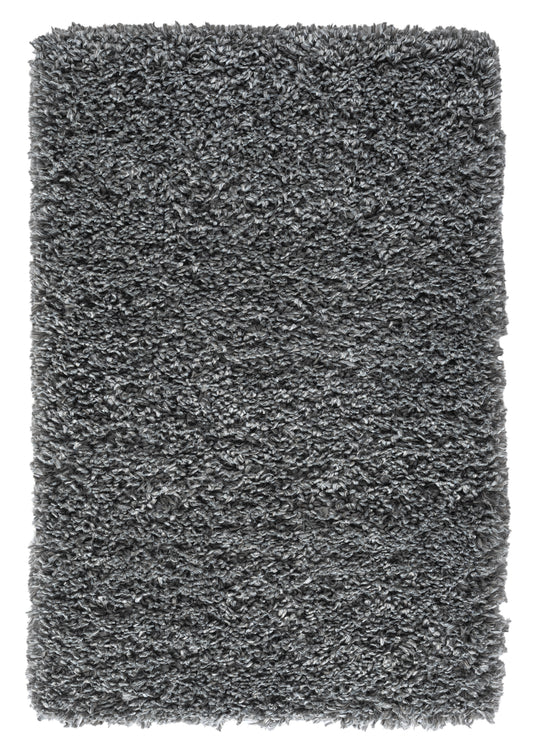 Hochflor Teppich SHAGGY grau rechteckig diverse Größen