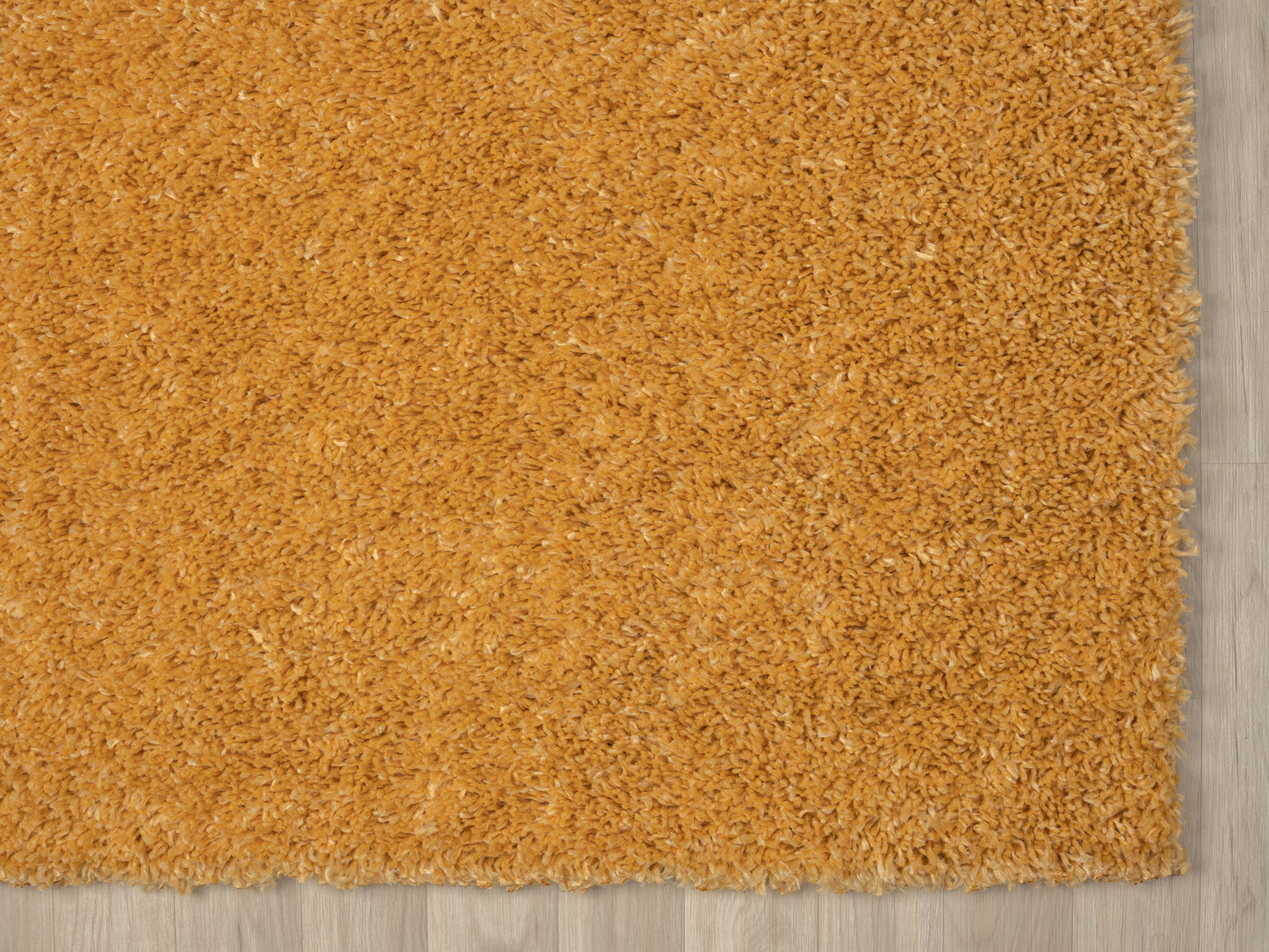 Hochflor Teppich SHAGGY goldgelb rechteckig diverse Größen