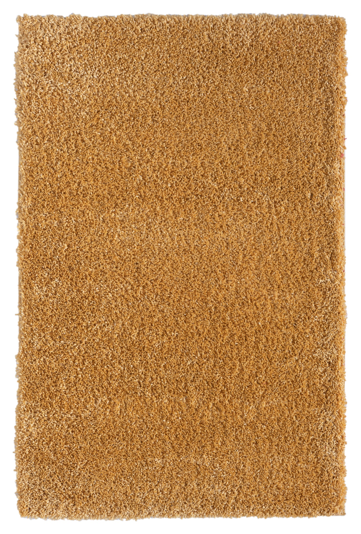 Hochflor Teppich SHAGGY goldgelb rechteckig diverse Größen
