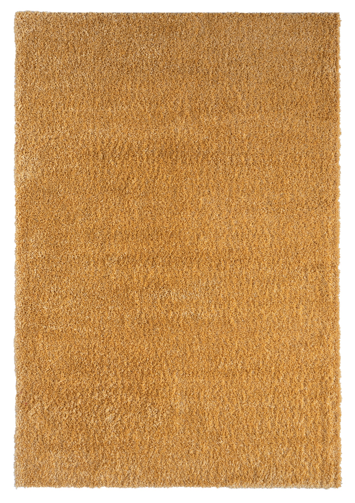 Hochflor Teppich SHAGGY goldgelb rechteckig diverse Größen