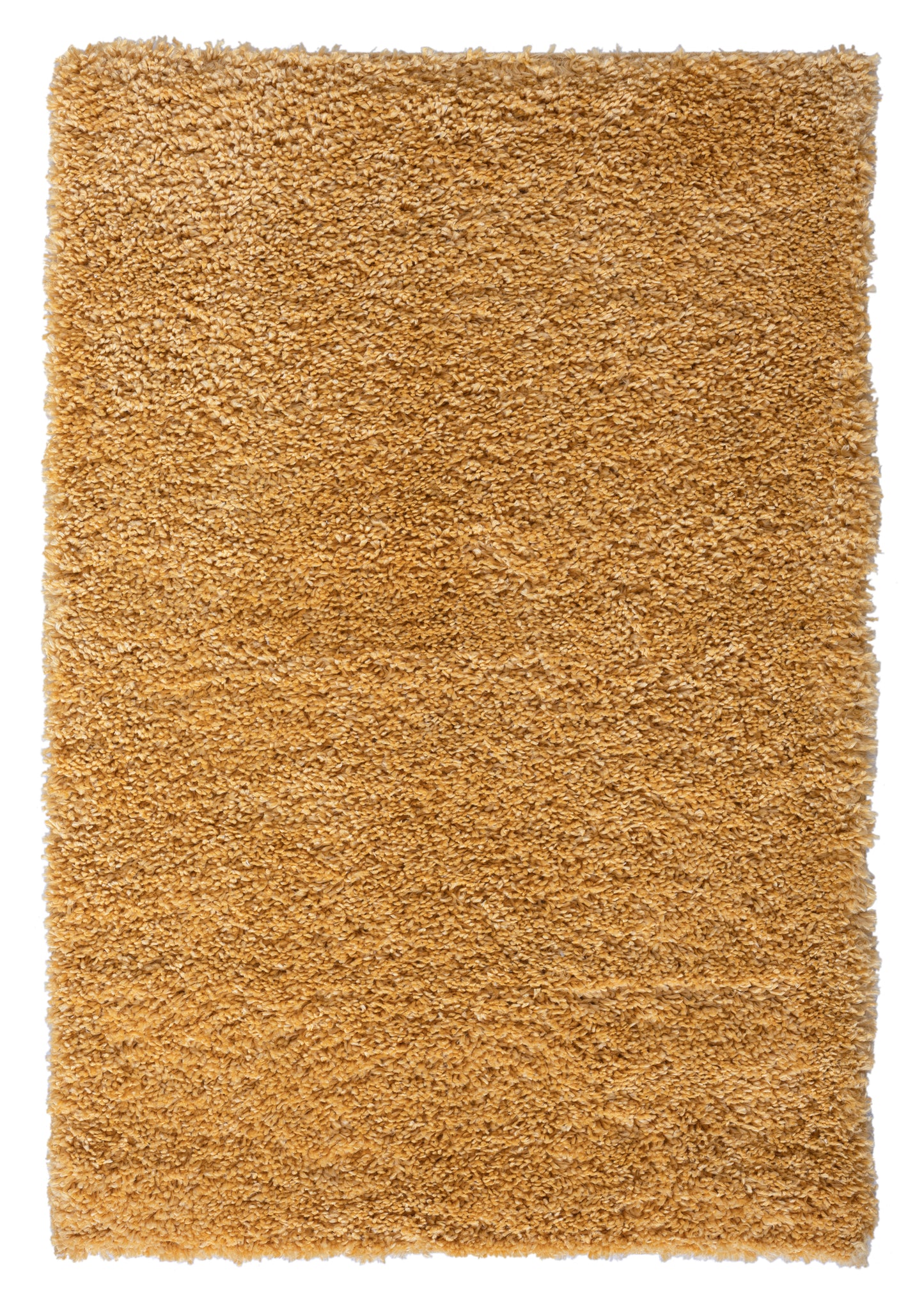 Hochflor Teppich SHAGGY goldgelb rechteckig diverse Größen
