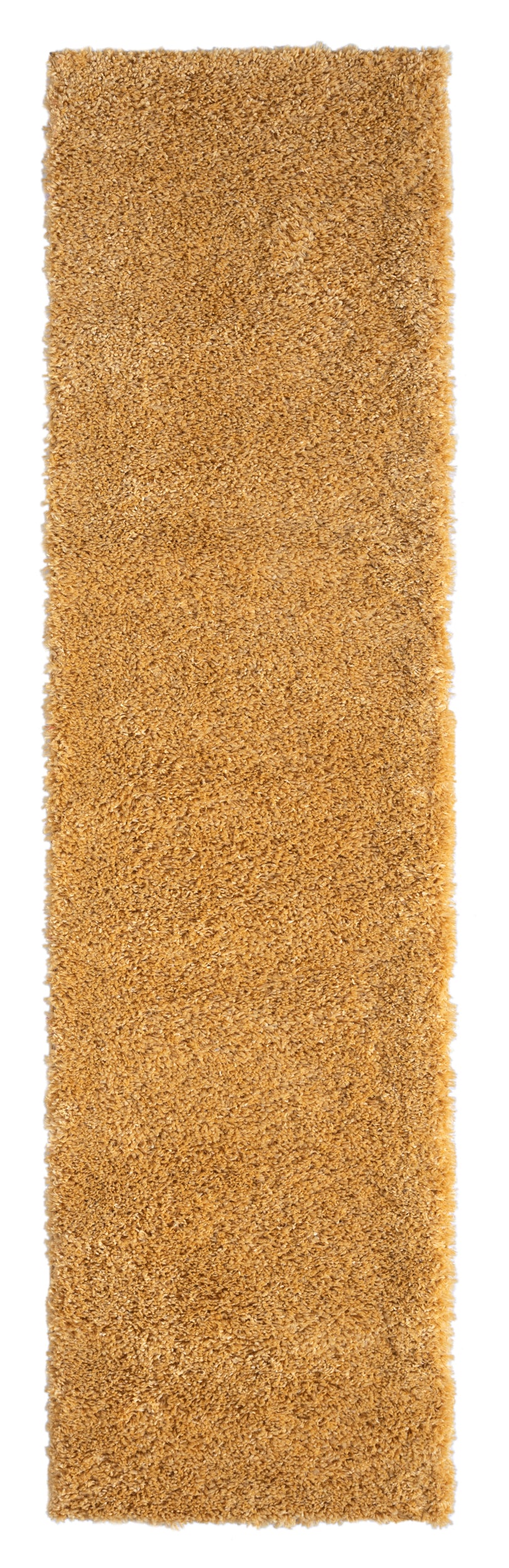 Hochflor Teppich SHAGGY goldgelb rechteckig diverse Größen