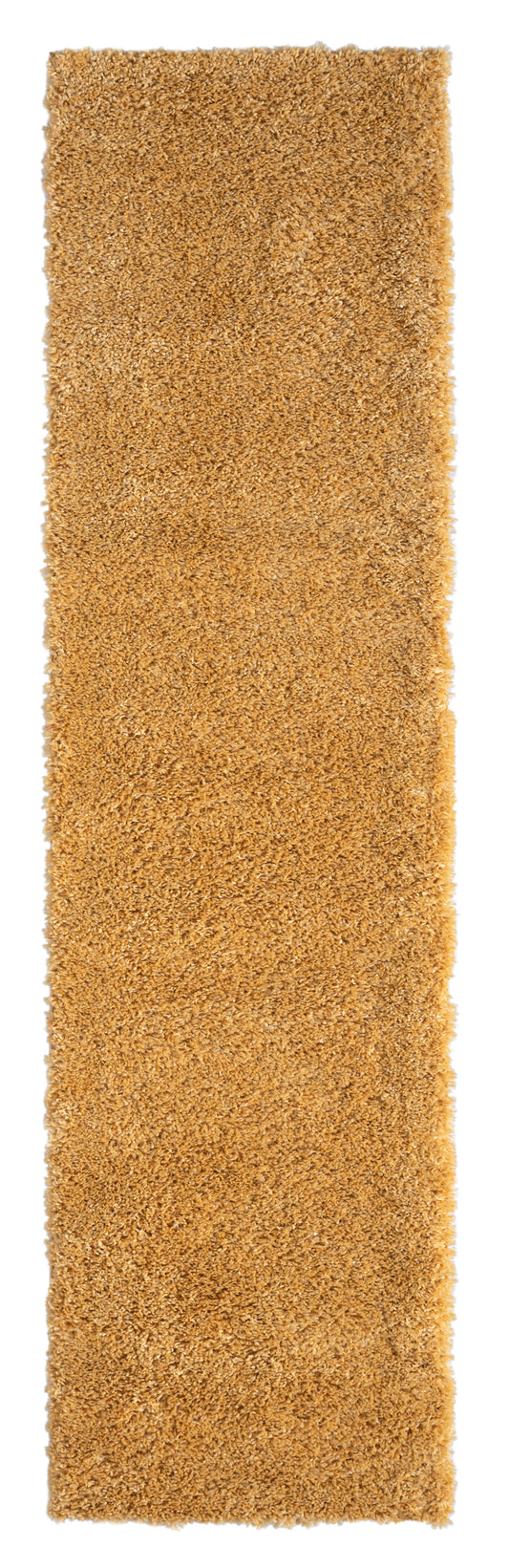 Hochflor Teppich SHAGGY goldgelb rechteckig diverse Größen