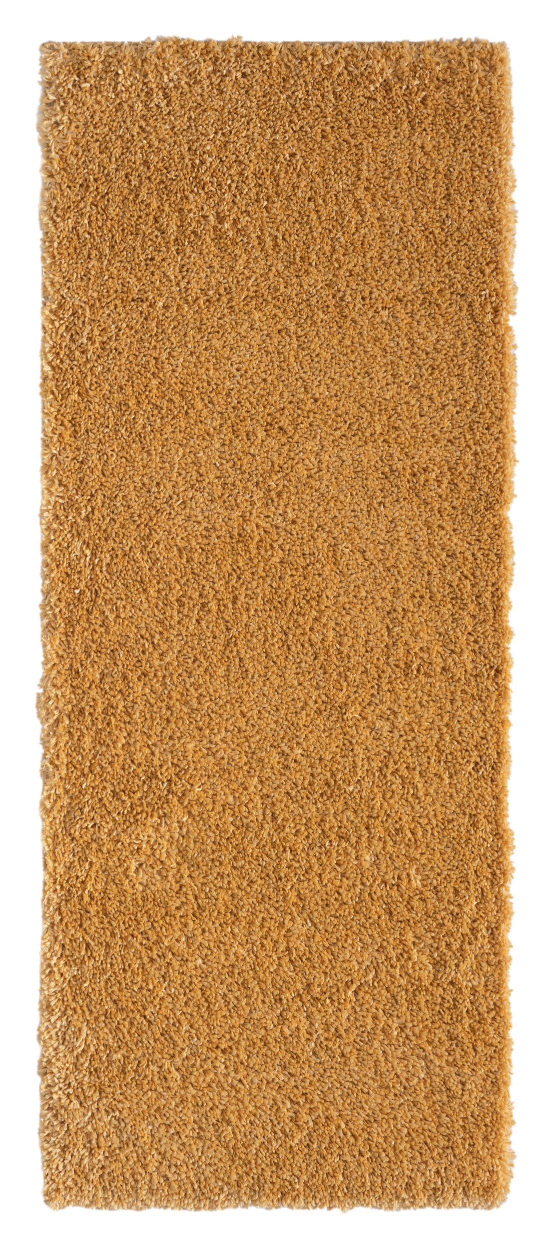 Hochflor Teppich SHAGGY goldgelb rechteckig diverse Größen