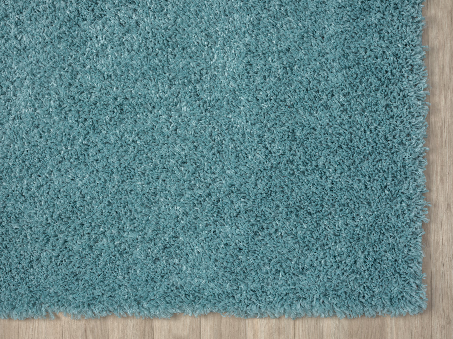 Hochflor Teppich SHAGGY hellblau rechteckig diverse Größen