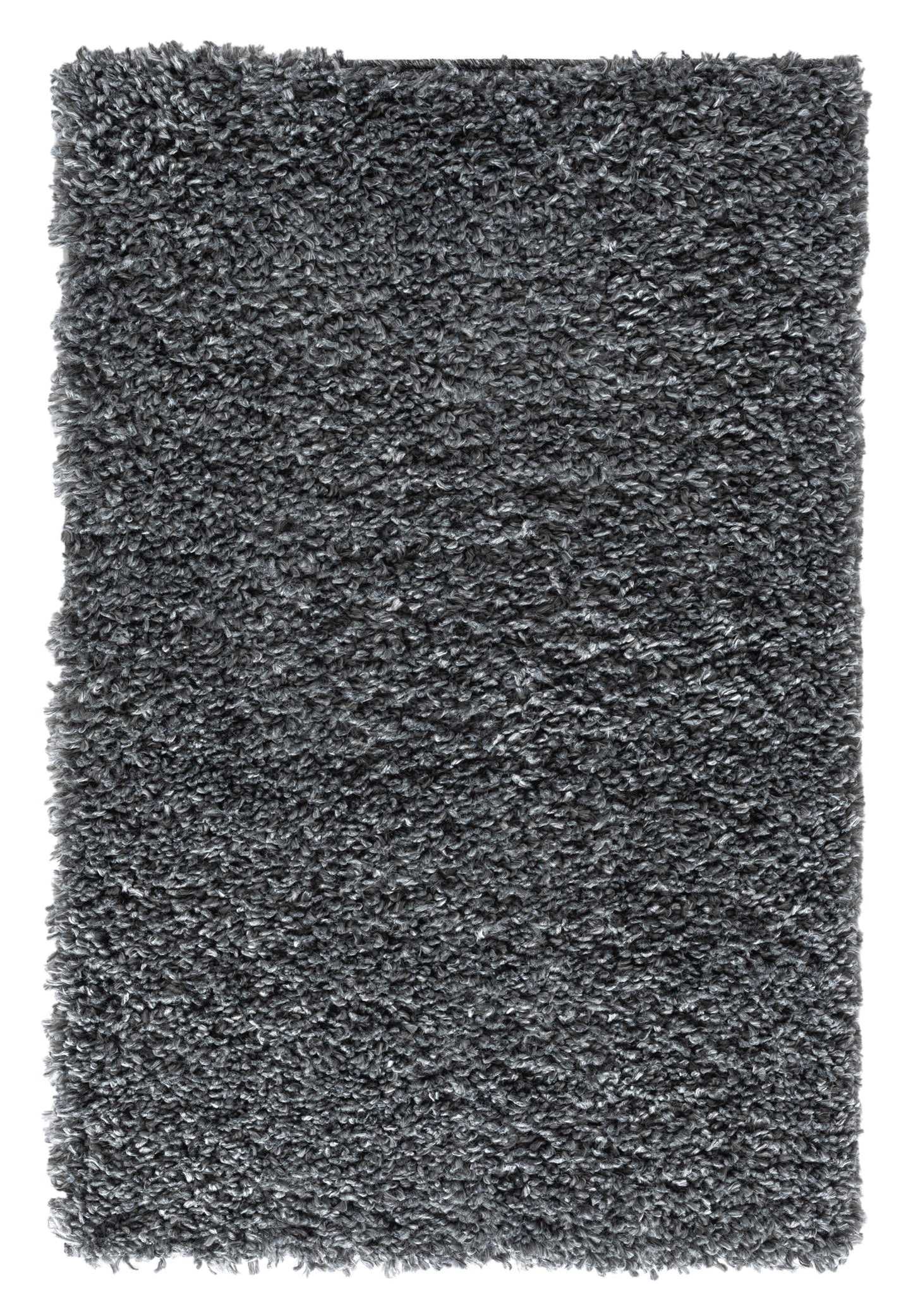 Hochflor Teppich SHAGGY dunkelgrau rechteckig diverse Größen